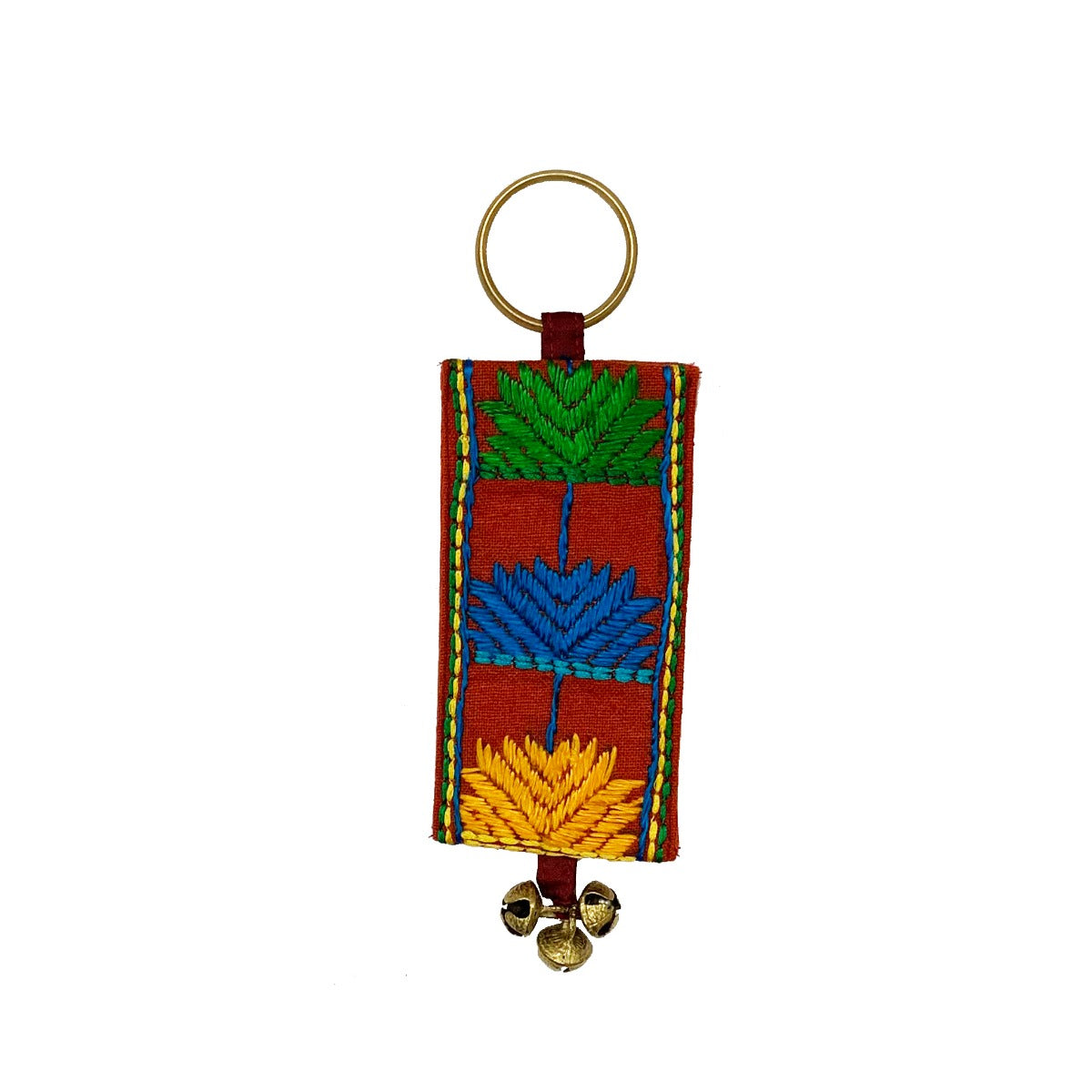 Phulkari Keychain – oneFourSixNine